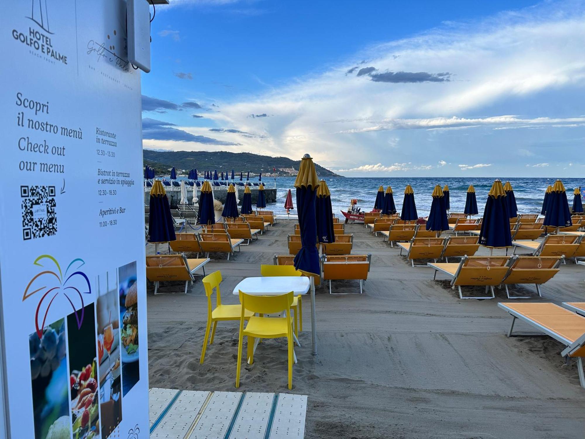 Hotel Golfo E Palme Diano Marina Exterior foto